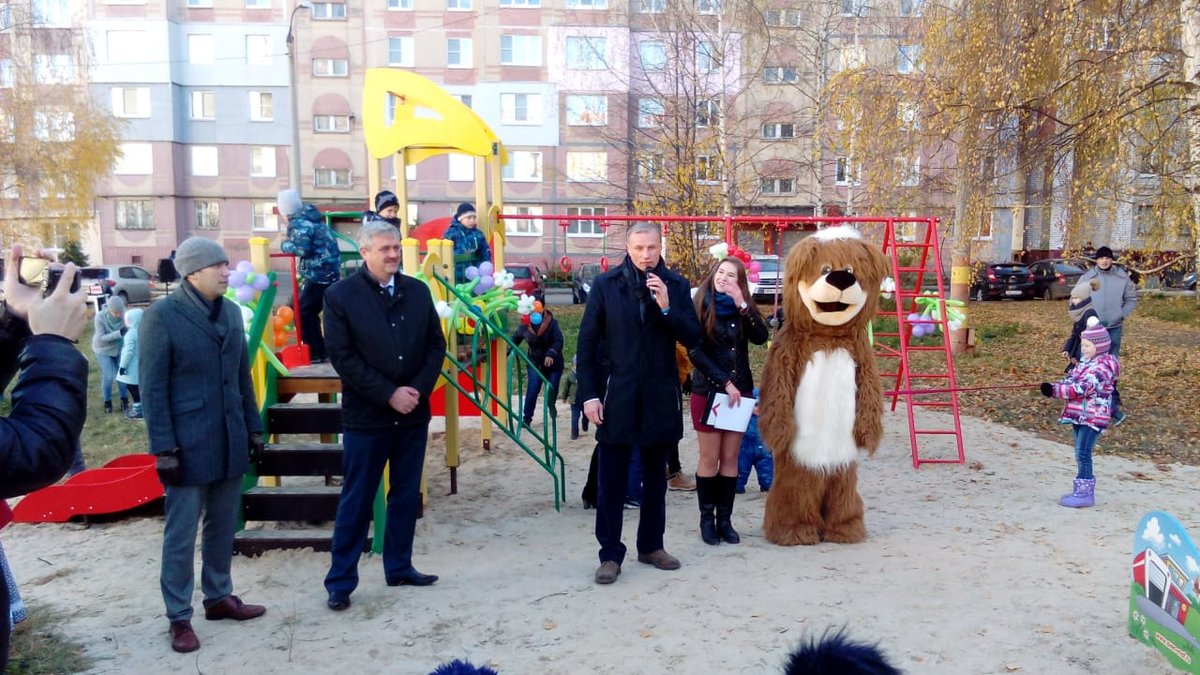 Новая детская площадка открылась в Кстове