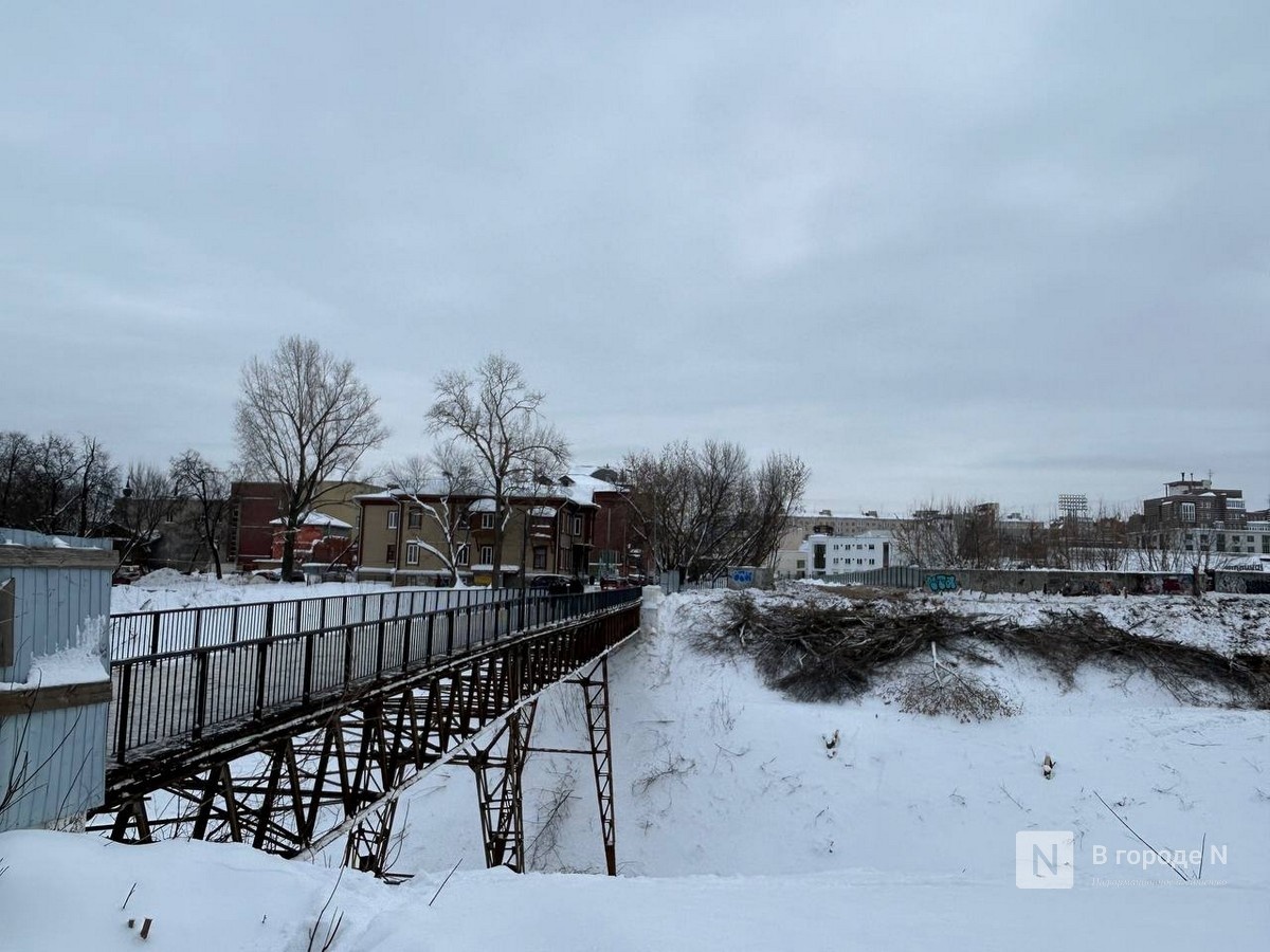 Техника начала работать в Почаинском овраге в Нижнем Новгороде