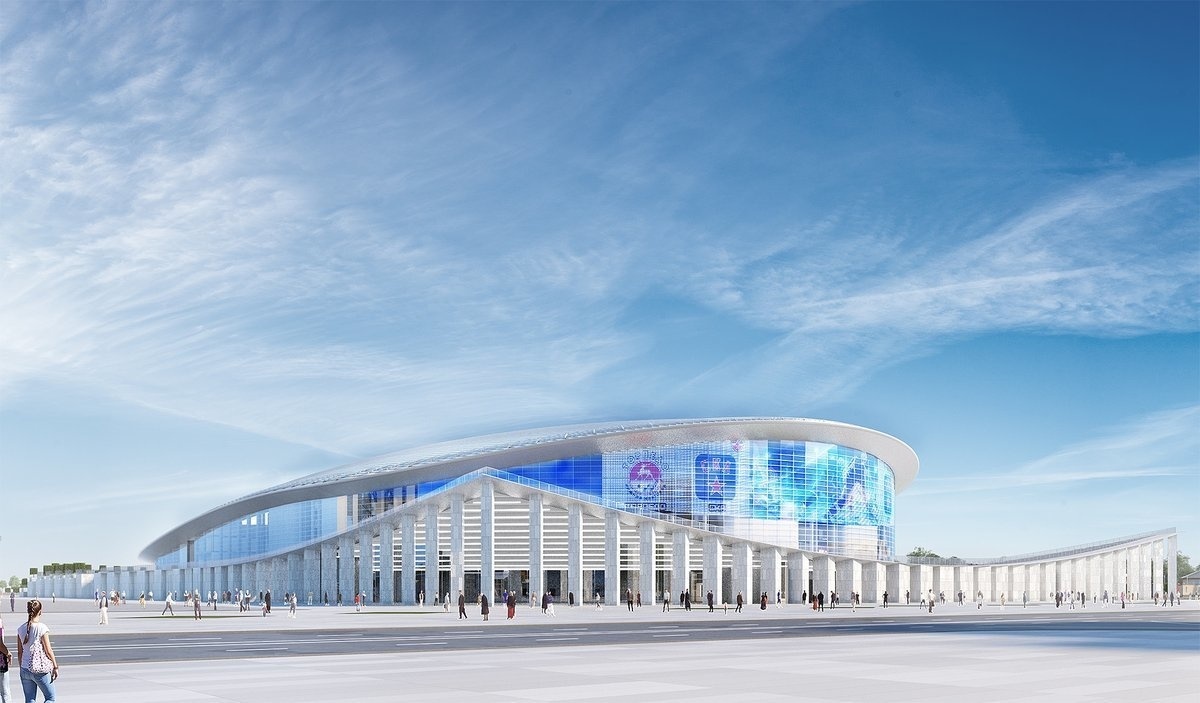 Ледовый дворец на нижегородской Стрелке обещают построить к маю 2025 года