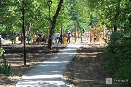 Парк Кулибина в Нижнем Новгороде разрушается после благоустройства