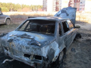 Дзержинец из ревности сжег автомобиль бывшей сожительницы