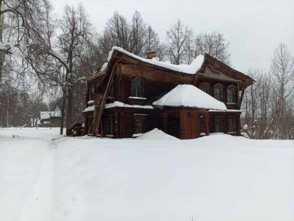 Крыша усадьбы Левашевых обрушилась в Нижегородской области из-за снега - фото 2