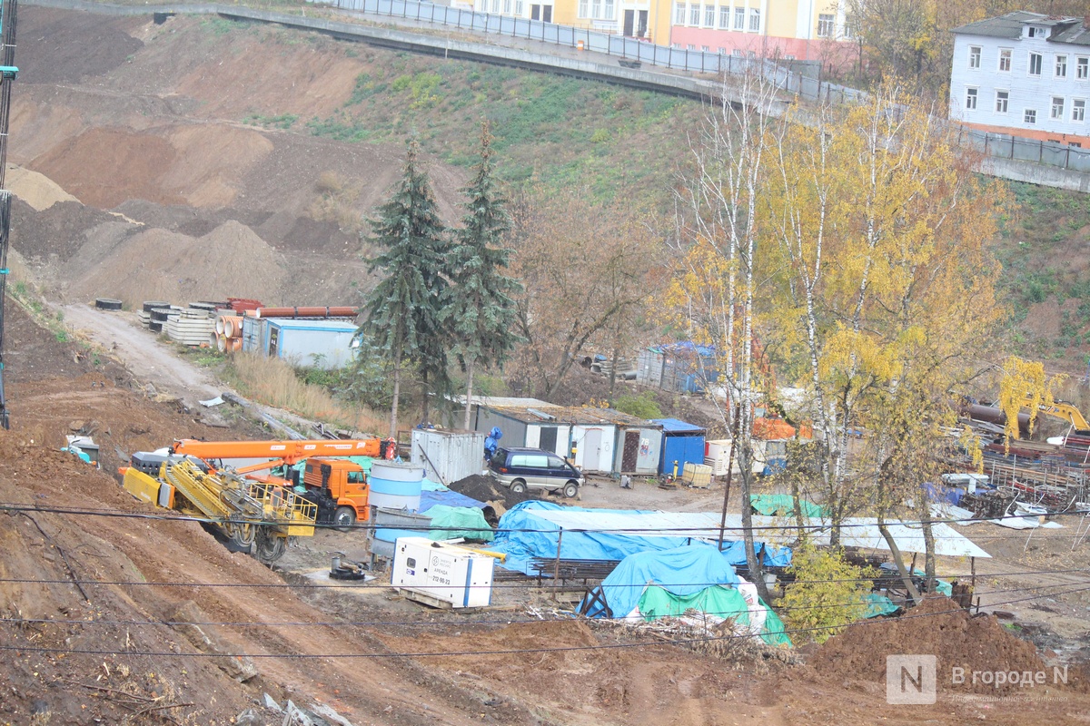 Опубликованы фото со стройки террасного парка в Нижнем Новгороде - фото 2