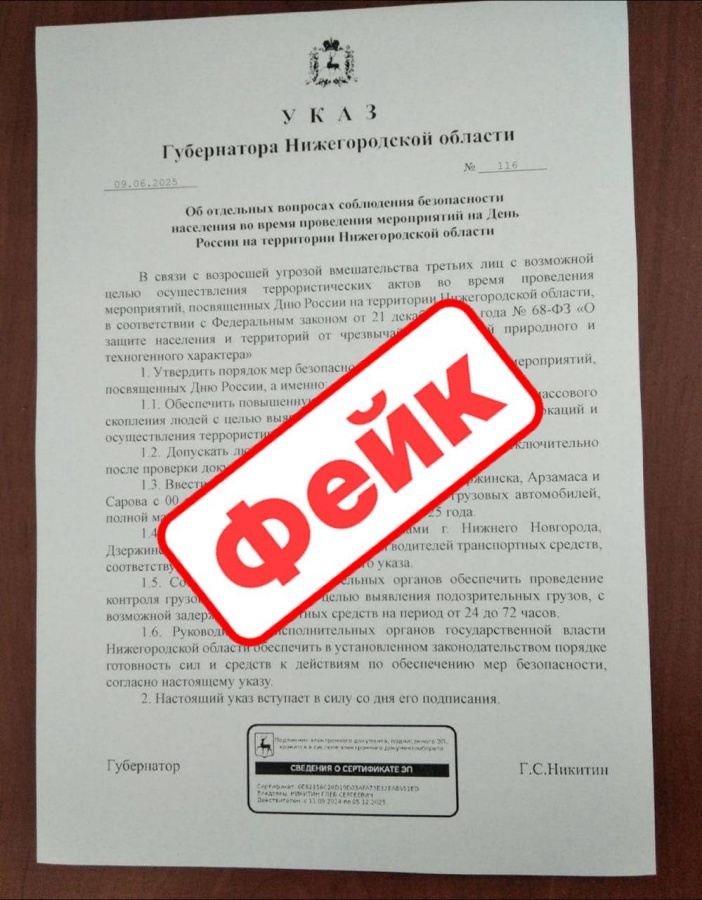 Фейки о новых мерах безопасности распространяют в Нижегородской области - фото 2