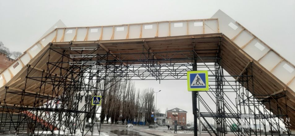 Опубликованы фото с места строительства трассы на Чкаловской лестнице - фото 11