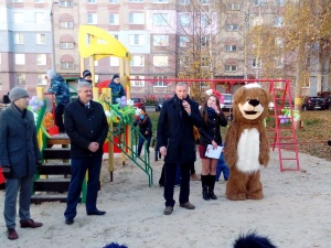 Новая детская площадка открылась в Кстове