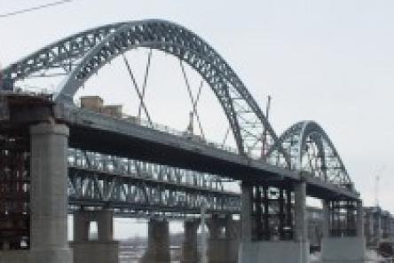 Пролетное строение дублера Борского моста практически достроено (Фото)