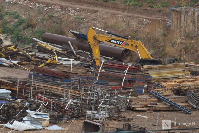 Опубликованы фото со стройки террасного парка в Нижнем Новгороде - фото 4