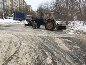 В ночь на 20 февраля в Нижнем Новгороде очистят от снега около 40 улиц