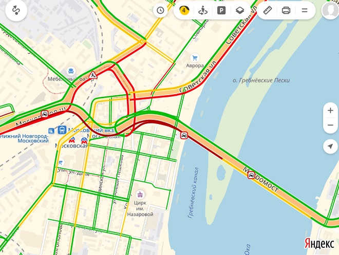 Метромост нижний новгород карта