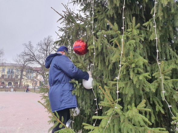 Живую новогоднюю елку на площади Маркина установил НБД-Банк - фото 3
