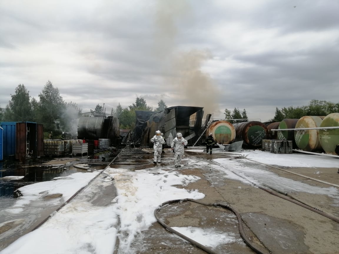 Возгорание в Сормовской промзоне ликвидировано - фото 1