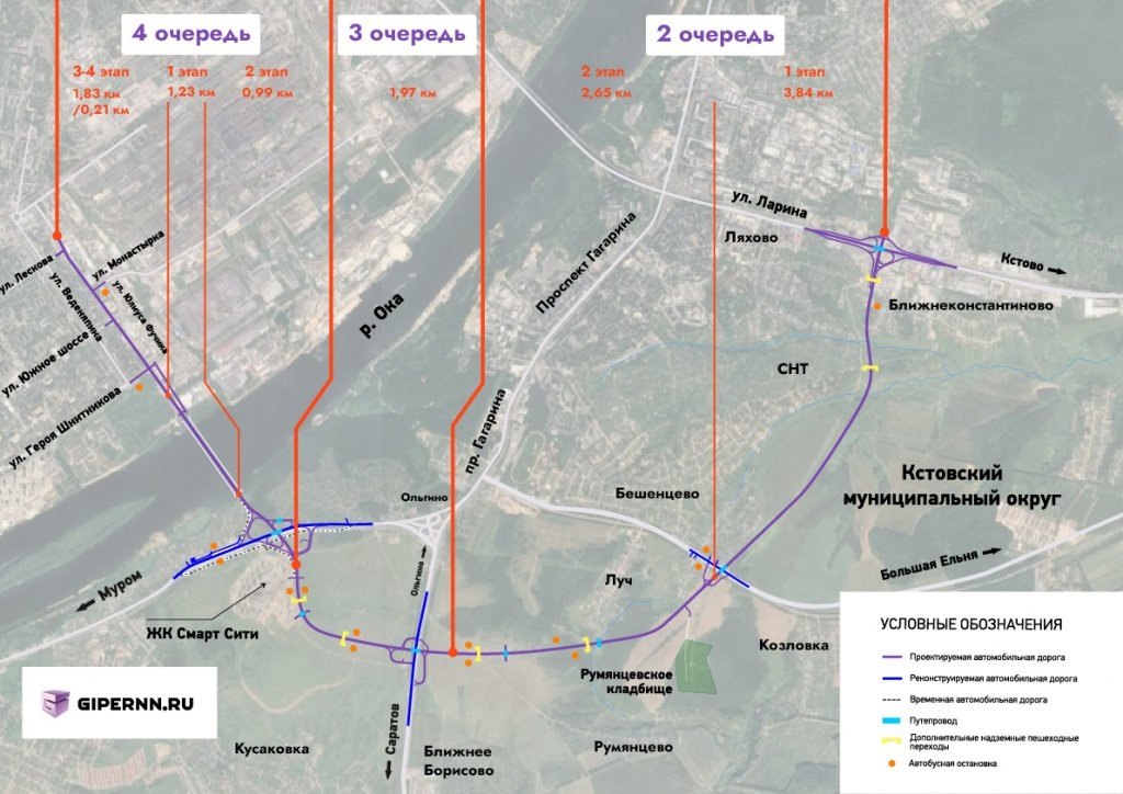 Подробную схему дублера проспекта Гагарина показали нижегородцам - фото 1