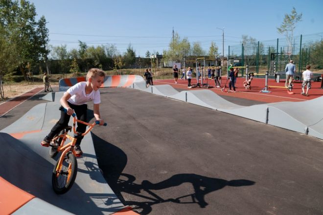 Многофункциональная площадка с памп-треком открылась в Сормове - фото 1