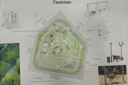 Жители Московского района узнали, как будет выглядеть сквер Юбилейный