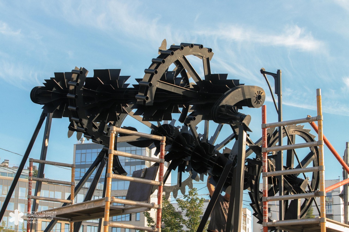 Новый «изобретательный» арт-объект появился в центре Нижнего Новгорода - фото 1