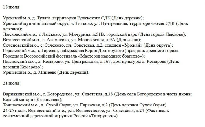 Ярмарки «Покупайте нижегородское» в июле: полное расписание - фото 4