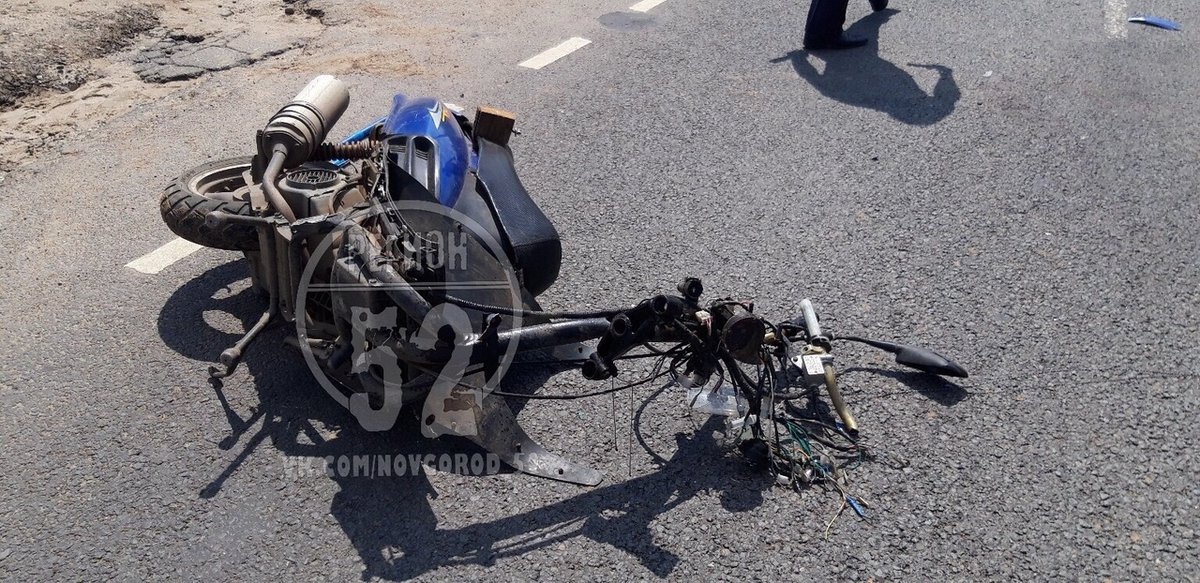 Пенсионер на мотоцикле погиб после столкновения с иномаркой в Кстовском районе - фото 1