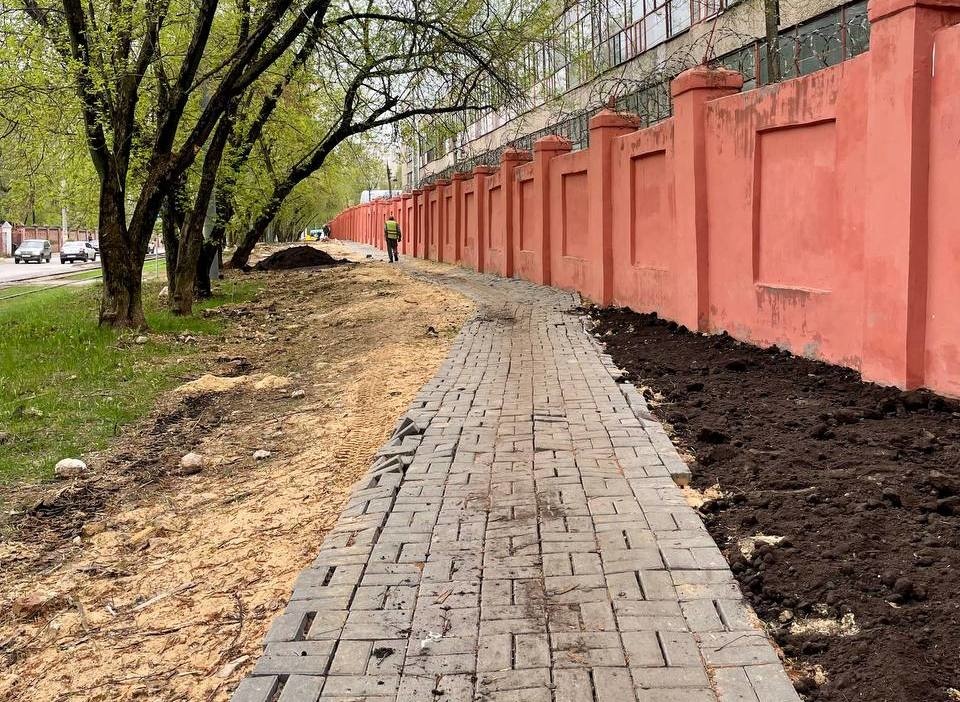 Новый тротуар на улице Пушкина в Нижнем Новгороде построят до конца мая - фото 1