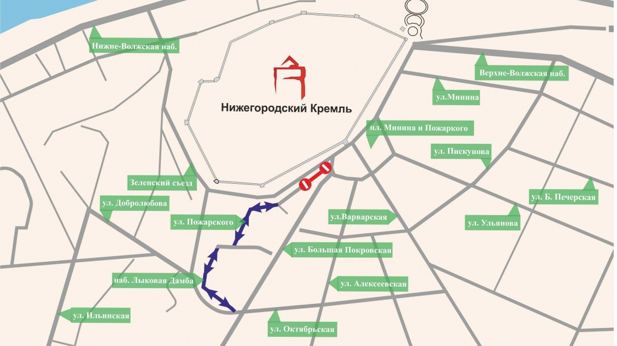 Часть улицы Пожарского будет закрыта для транспорта с 24 по 27 марта - фото 1