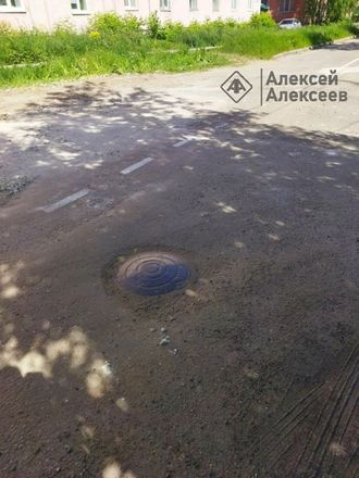 Разметку в Дзержинске нанесли на неасфальтированную дорогу - фото 2