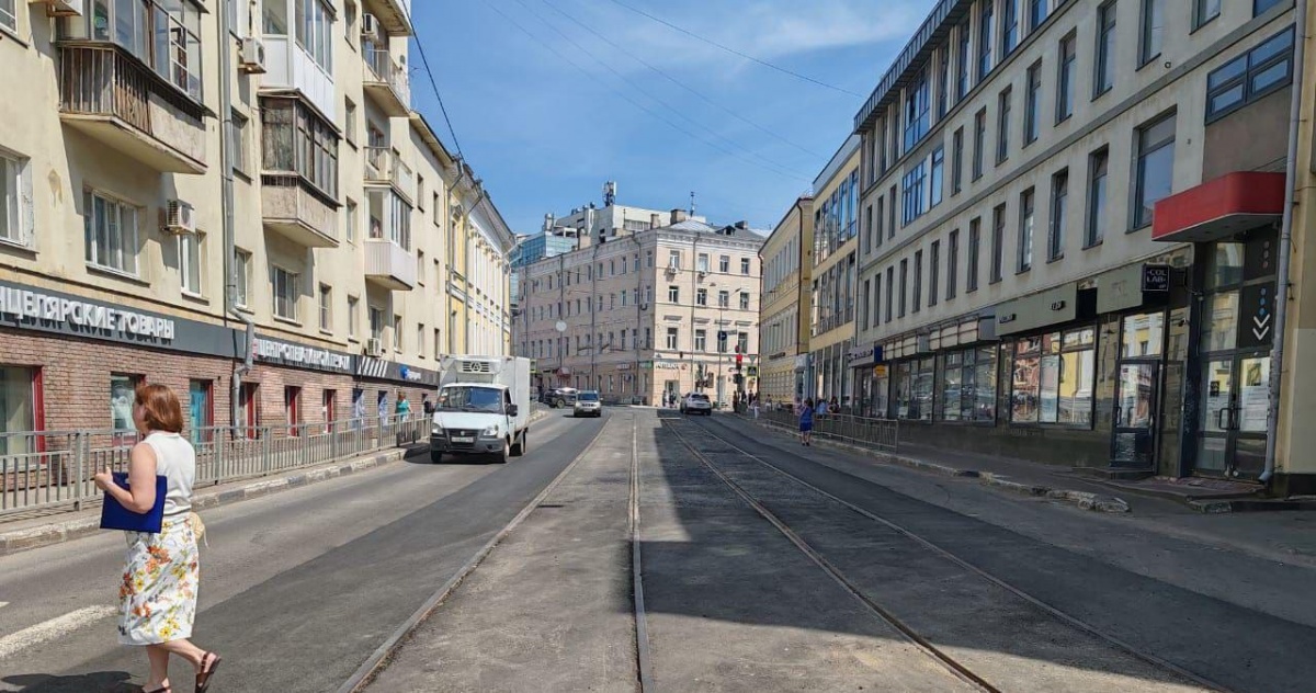 Ограничения из-за ремонта трамвайных путей сняты в центре Нижнего Новгорода - фото 1