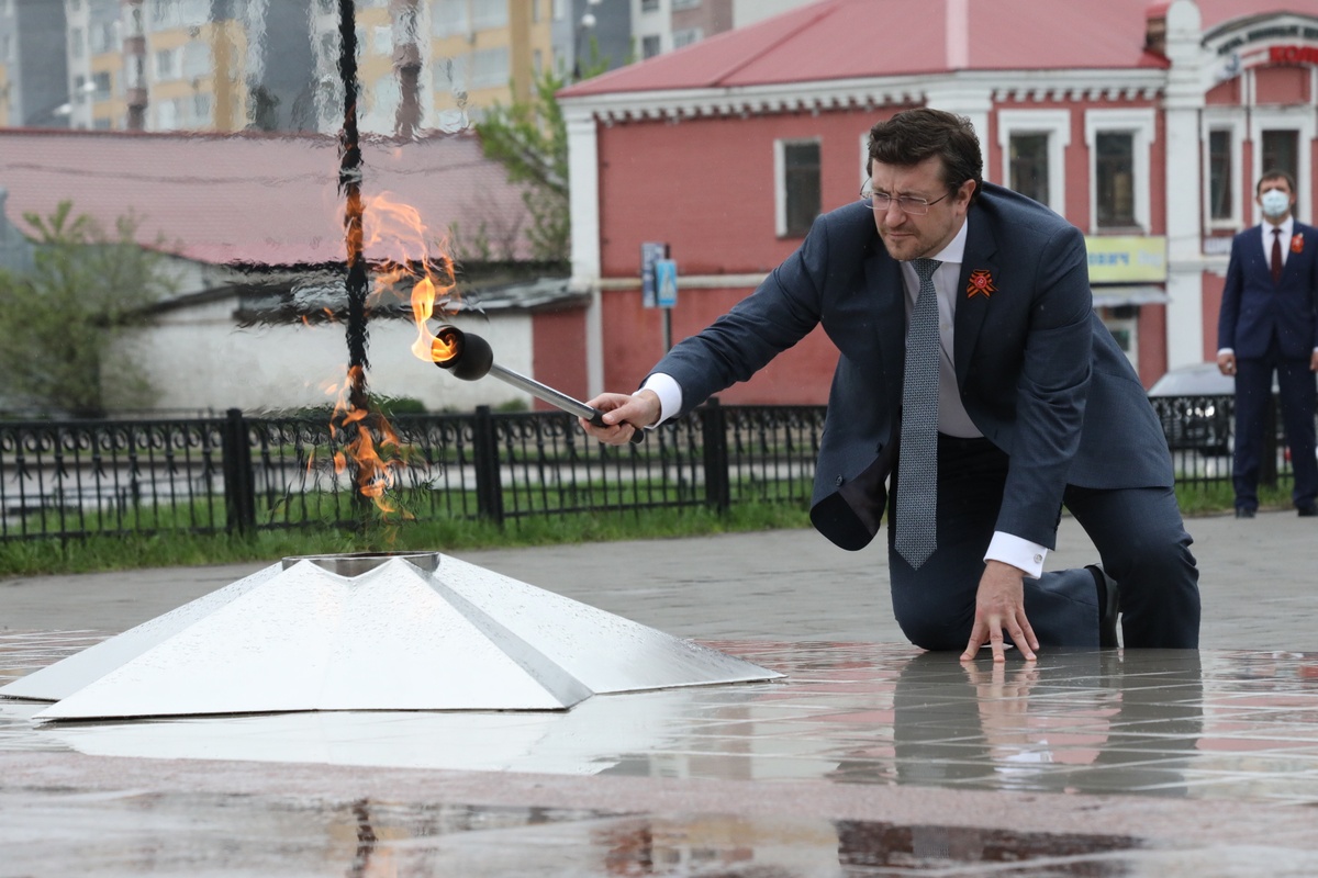 Частица кремлевского Вечного огня зажглась в Сормове
