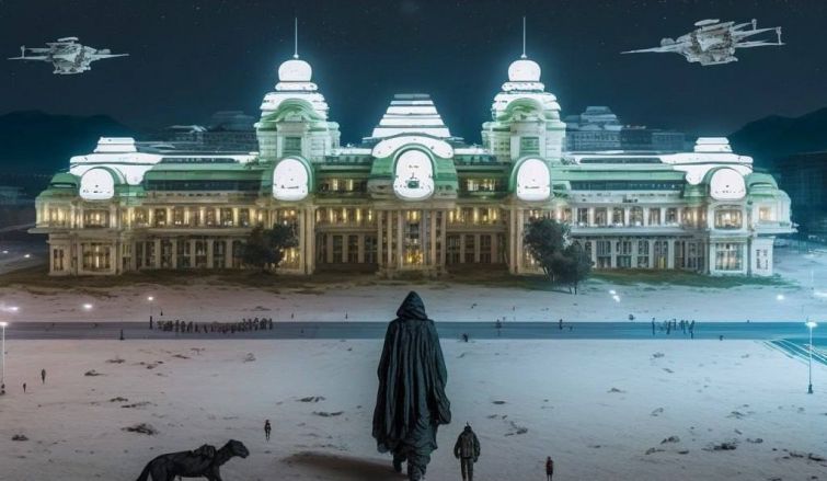 Нейросеть показала, как мог выглядеть главный дом Нижегородской ярмарки в разных киновселенных - фото 5