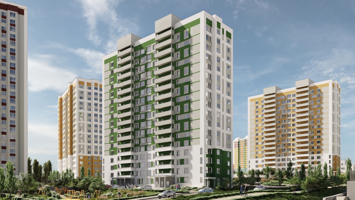 Девятый дом ЖК &laquo;Мои Цветы&raquo; строят рядом с Щелоковским хутором в Нижнем Новгороде - фото 1