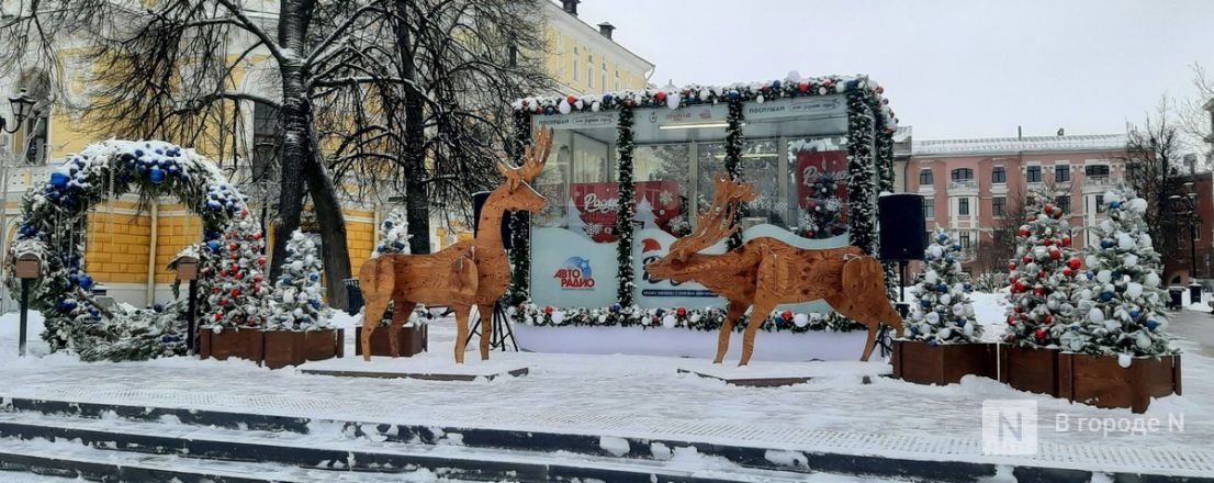Самыми популярными персонажами нижегородских новогодних инсталляций стали олени - фото 2